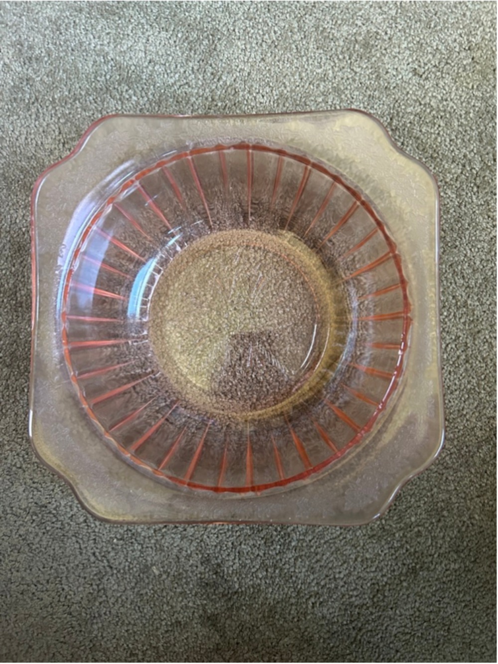 Unisex Jeannette Glass Pink Depression Glass Serveware One Size